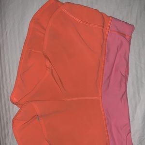 lululemon athletica Shorts - Lululemon speed shorts size 8!!! bright orange lululemon athletica Shorts - Lululemon speed shorts size 8!!! bright orange
